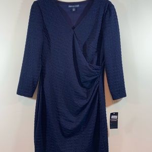 NWT Navy Blue American Living Wrap Dress